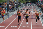 Mens 110 metres hurdles, 2018 Great North CityGames. Photo: David T. Hewitson/Sports for All Pics